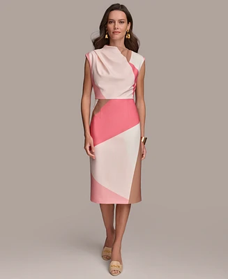 Donna Karan Women's Colorblocked Sheath Dress