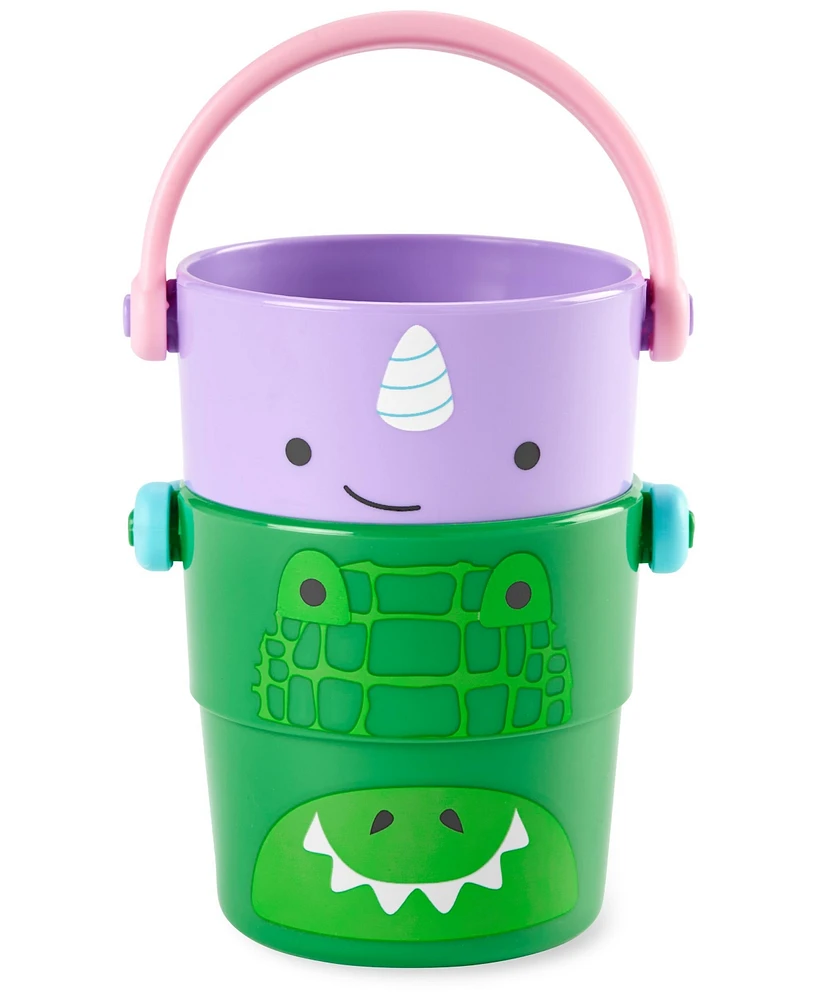 Skip Hop Zoo Stack and Pour Buckets Toy