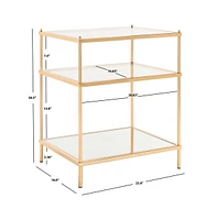 Noelia 3 Tier Accent Table
