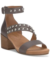 Lucky Brand Women's Piah Studded Block-Heel City Sandals