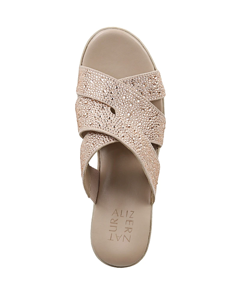 Naturalizer Rowena 2 Slide Wedge Sandals