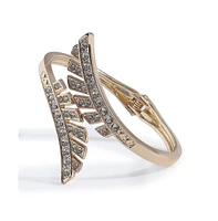 Sohi Women's Gold Leaf Wrap Bracelet