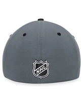 Men's Fanatics Gray New York Islanders Authentic Pro Home Ice Flex Hat