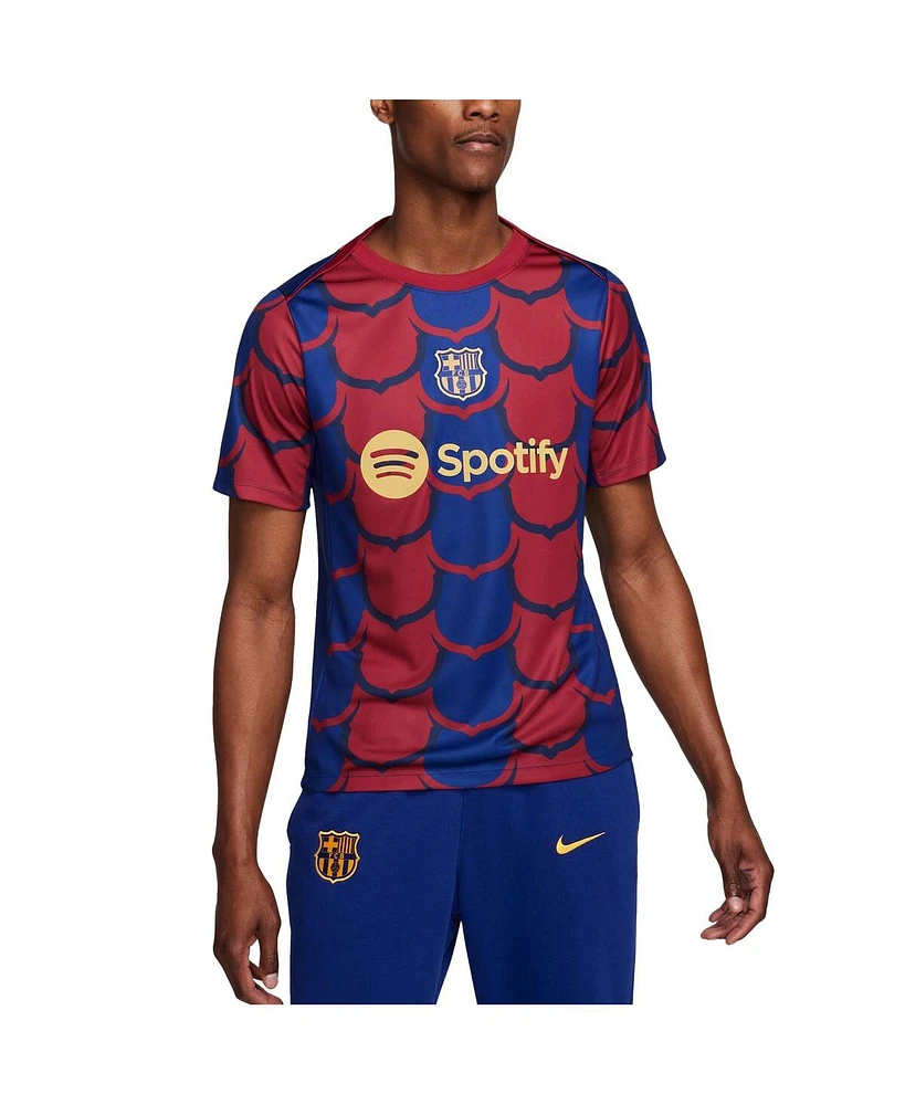 Men's Nike Royal Barcelona 2023/24 Drac Pack Academy Pro Pre-Match Top