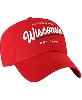 Women's '47 Brand Red Wisconsin Badgers Sidney Clean Up Adjustable Hat