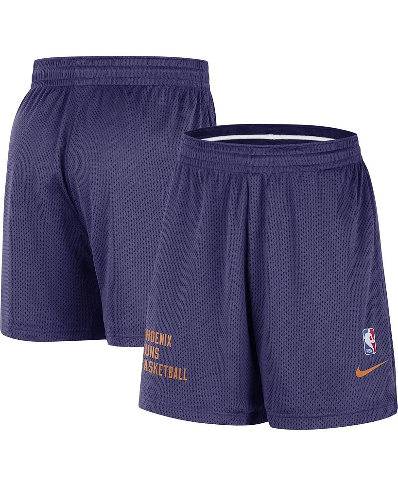 Men's and Women's Nike Purple Phoenix Suns Warm Up Performance Practice Shorts