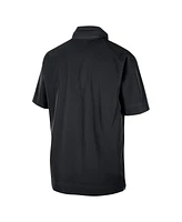 Men's Nike Black Georgia Bulldogs Coaches Half-Zip Short Sleeve Jacket