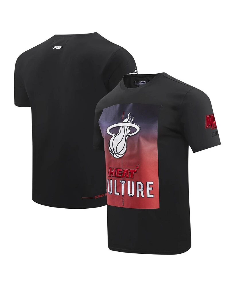 Men's Pro Standard Black Miami Heat 2023 City Edition T-shirt