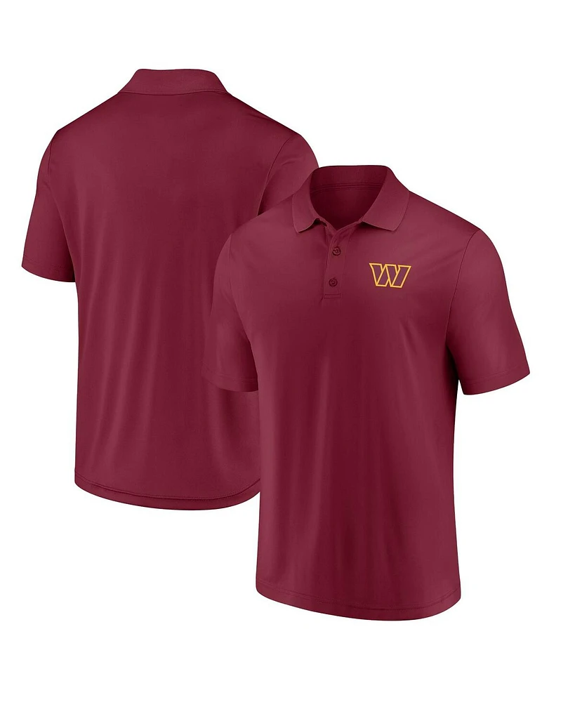 Men's Fanatics Burgundy Washington Commanders Component Polo Shirt