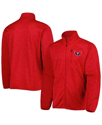 Men's G-iii Sports by Carl Banks Red Washington Capitals Closer Transitional Full-Zip Jacket