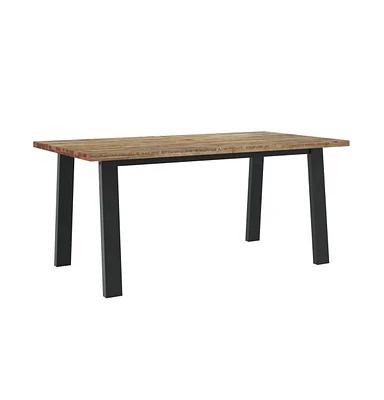 Dining Table Solid Acacia Wood 66.9"x35.4"