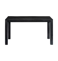 Dining Table Black 46.5"x23.6"x29.9" Solid Mango Wood