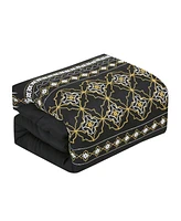 MarCielo 7 Pcs Bedding Comforter Set Tzila -King