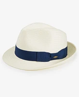 Scala Men's Diamond Crown Solid Band Fedora