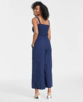 On 34th Women's Smocked Square-Neck Jumpsuit