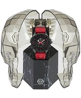 Philipp Plein Men's The Skull Silicone Strap Watch 44mm