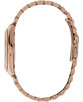 Olivia Burton Women's Bejeweled Rose Gold-Tone Stainless Steel Watch 34mm