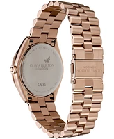 Olivia Burton Women's Bejeweled Rose Gold-Tone Stainless Steel Watch 34mm