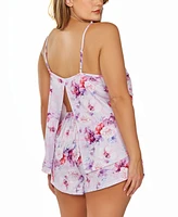 iCollection Plus 2Pc. Soft Floral Tank and Short Pajama Set