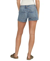 Silver Jeans Co. Women's Britt Low Rise Curvy Fit Shorts