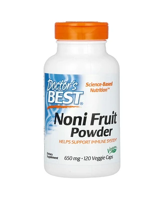 Doctor's Best Noni Fruit Powder 1 300 mg - 120 Veggie Caps (650 mg per Capsule) - Assorted Pre