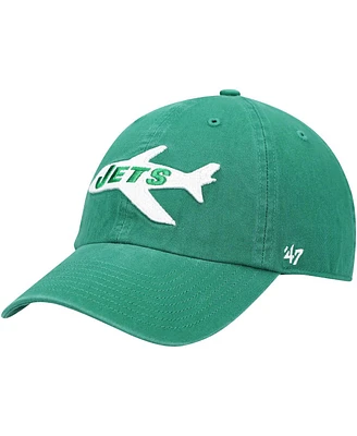 Men's '47 Brand Green New York Jets Clean Up Legacy Adjustable Hat