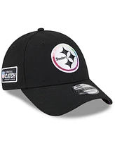 Men's New Era Black Pittsburgh Steelers 2023 Nfl Crucial Catch 9FORTY Adjustable Hat