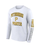 Men's Fanatics Black, White Pittsburgh Pirates Two-Pack Combo T-shirt Set