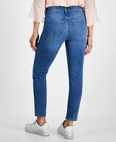 Style & Co Petite Mid Rise Slim Leg Jeans, Created for Macy's
