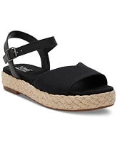 Toms Women's Abby Braided Espadrille Flatform Sandals