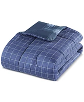 Jla Home Leo 3-Pc Reversible Plaid Comforter Set, Exclusively at Macy's