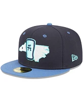 Men's New Era Navy Asheville Tourists Theme Nights Beer City 59FIFTY Fitted Hat