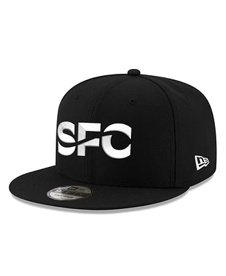 Men's New Era Black Seattle Sounders Fc Core 9FIFTY Snapback Hat