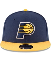 Men's New Era Navy, Gold Indiana Pacers Two-Tone 9FIFTY Adjustable Hat