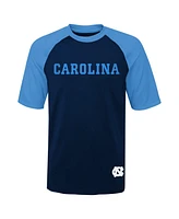 Big Boys Navy North Carolina Tar Heels Mecca Dunes Rash Guard Raglan T-shirt