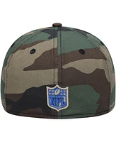 Men's New Era Camo Los Angeles Rams Woodland 59FIFTY Fitted Hat