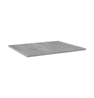 Bookshelf Boards 8 pcs Concrete Gray 23.6"x19.7"x0.6" Engineered Wood