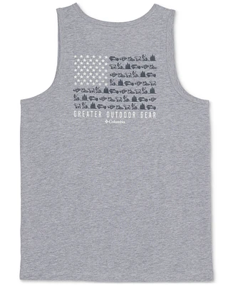 Columbia Men's Logo Flag Graphic Tank Top