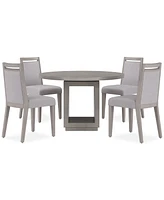 Tivie Pc Dining Set (Round Table + Chairs