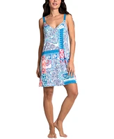 Linea Donatella Women's Printed Sleeveless Chemise