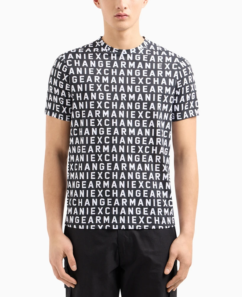 A|X Armani Exchange Men's Regular-Fit Logo Graphic T-Shirt