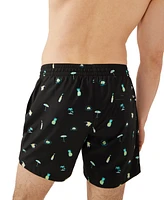 Chubbies Men's The Beach Essentials Quick-Dry 5-1/2" Swim Trunks - Black