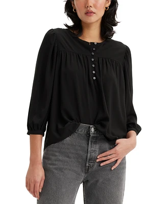 Levi's Women's Halsey 3/4-Sleeve Blouse