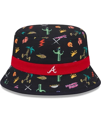 Toddler Boys and Girls New Era Navy Atlanta Braves Spring Training Icon Bucket Hat