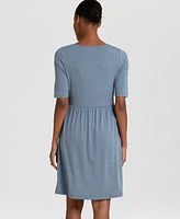 Seraphine Women's Stretch Jersey Maternity and Nursing Nighties, Twin Pack