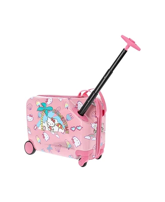 Hello Kitty Ful Ride-on Luggage Summer Time Kids 14.5" luggage