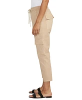 Jag Women's Textured Cargo Cropped Pants