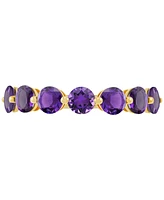 Amethyst Seven Stone Ring (1-3/4 ct. t.w.) 14k Gold-Plated Sterling Silver (Also Garnet & Lab-Grown Blue Sapphire)