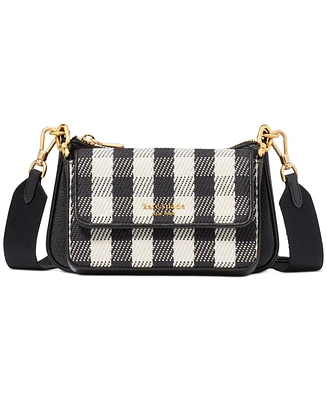 kate spade new york Double Up Gingham Small Crossbody