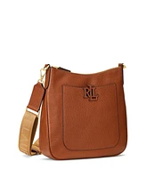 Lauren Ralph Cameryn Pebbled Leather Small Crossbody